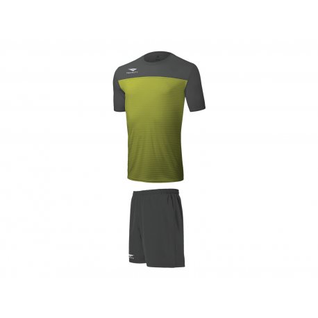 SET S11 WO dark grey - lime green  XL