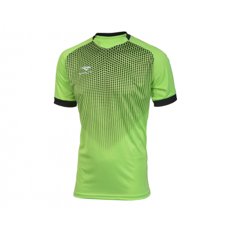 GK SHIRT DELTA SS JR fluo green - black  16