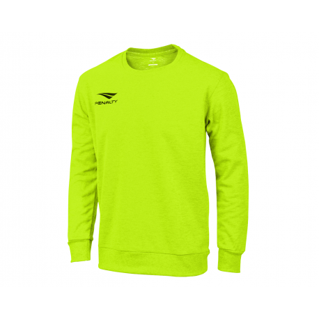 SWEATSHIRT ERA ROUNDNECK WO fluo green  XL