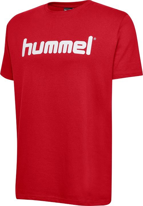 Hummel GO COTTON LOGO triko XL (červená)