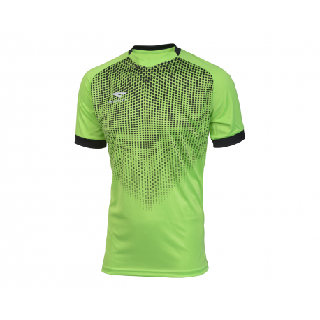 GK SHIRT DELTA SS JR fluo green - black  16