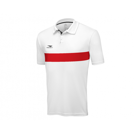 POLO MATIS  white - red  L